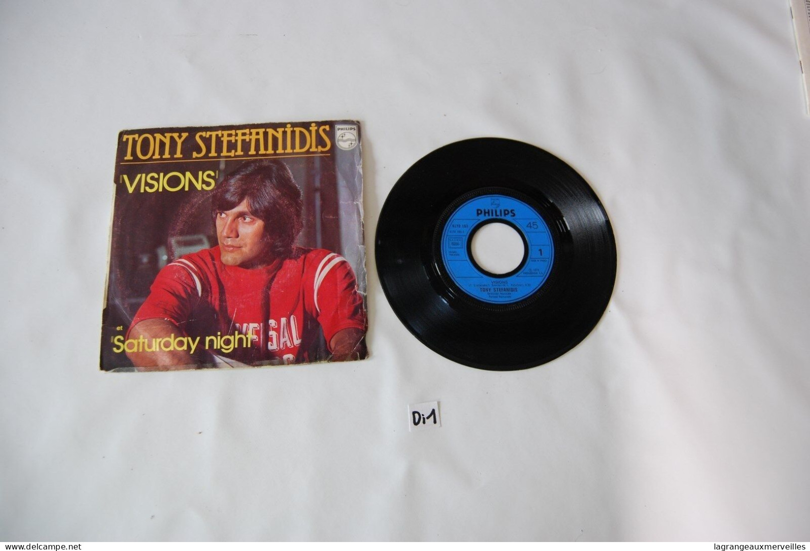 Di1- Vinyl 45 T - Tony Stefanidis - Visions Saturday Night - Disco & Pop