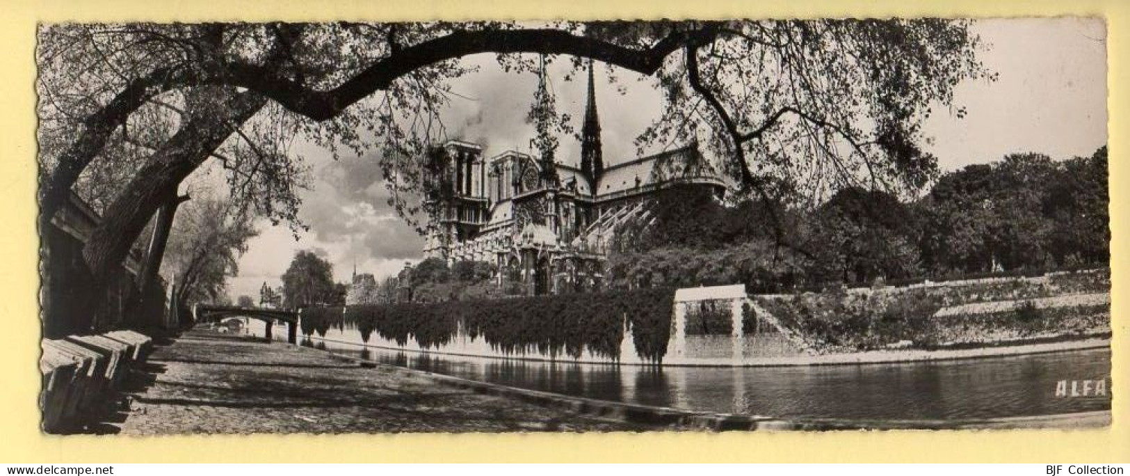 PARIS : Super-Panorama / Notre-Dame (format 22,5 X 9 Cm) CPSM (voir Scan Et Description) - Multi-vues, Vues Panoramiques