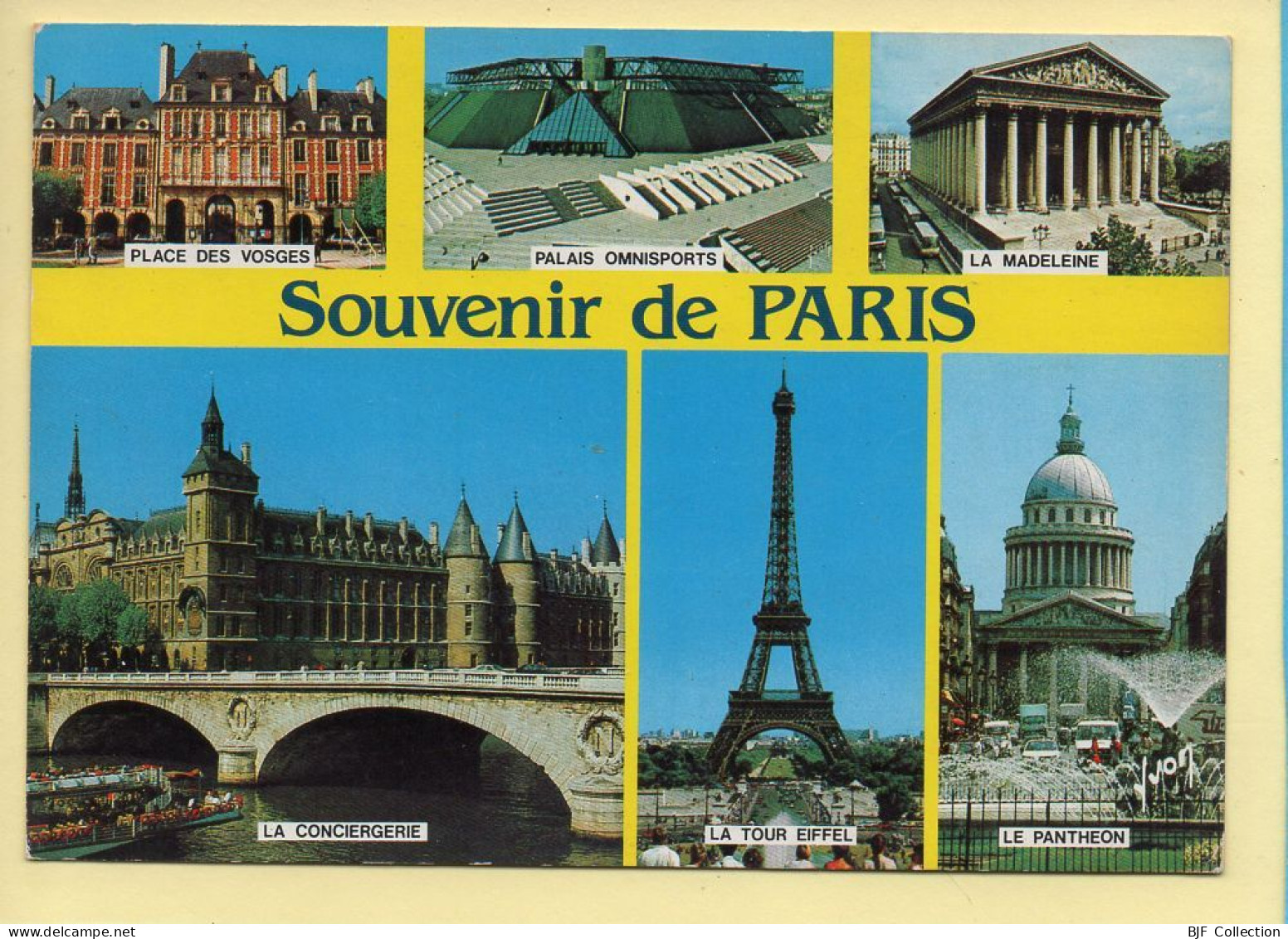 PARIS : Souvenir De Paris / Multivues (voir Scan Recto/verso) - Multi-vues, Vues Panoramiques