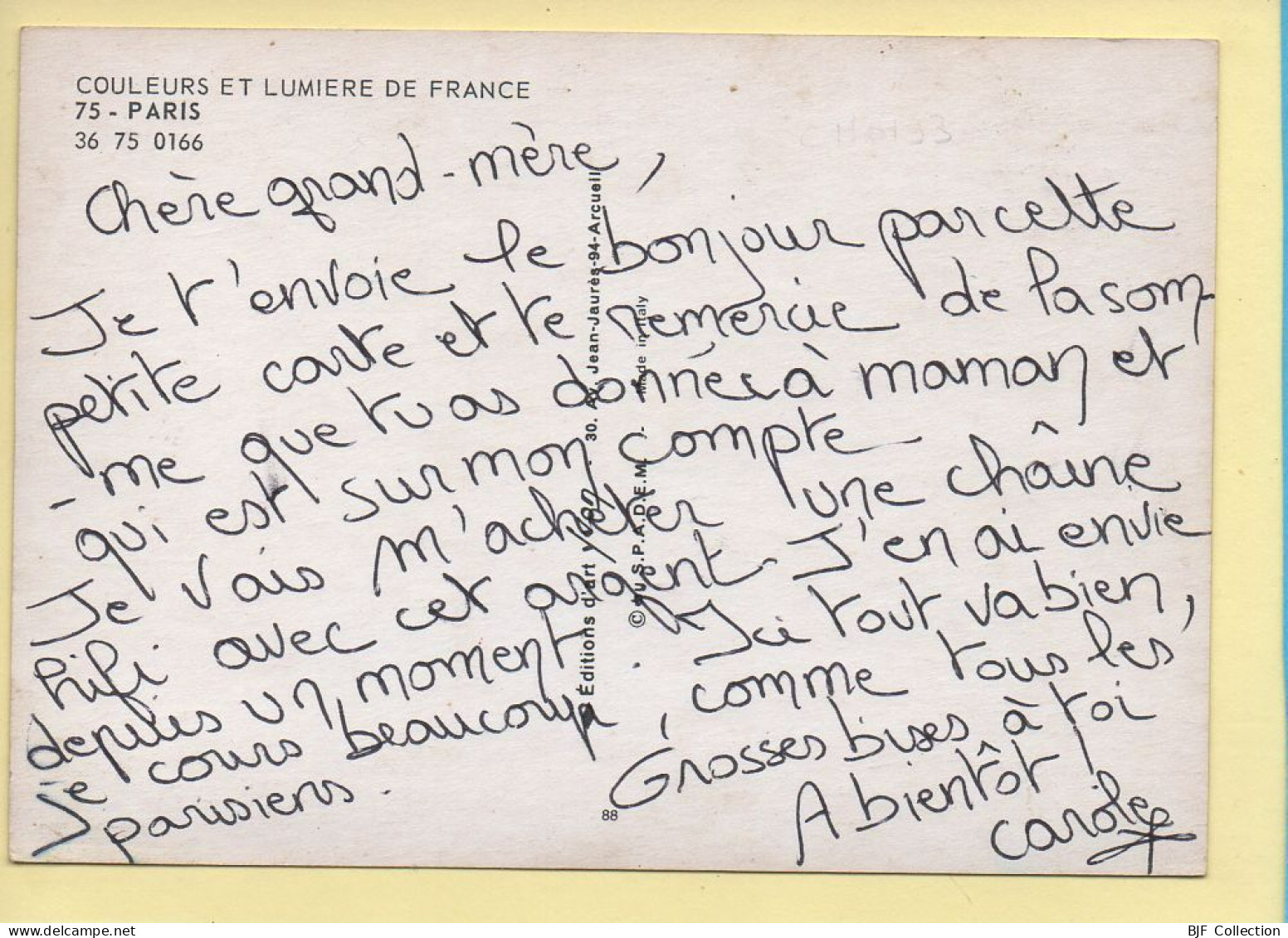 PARIS : Souvenir De Paris / Multivues (voir Scan Recto/verso) - Multi-vues, Vues Panoramiques