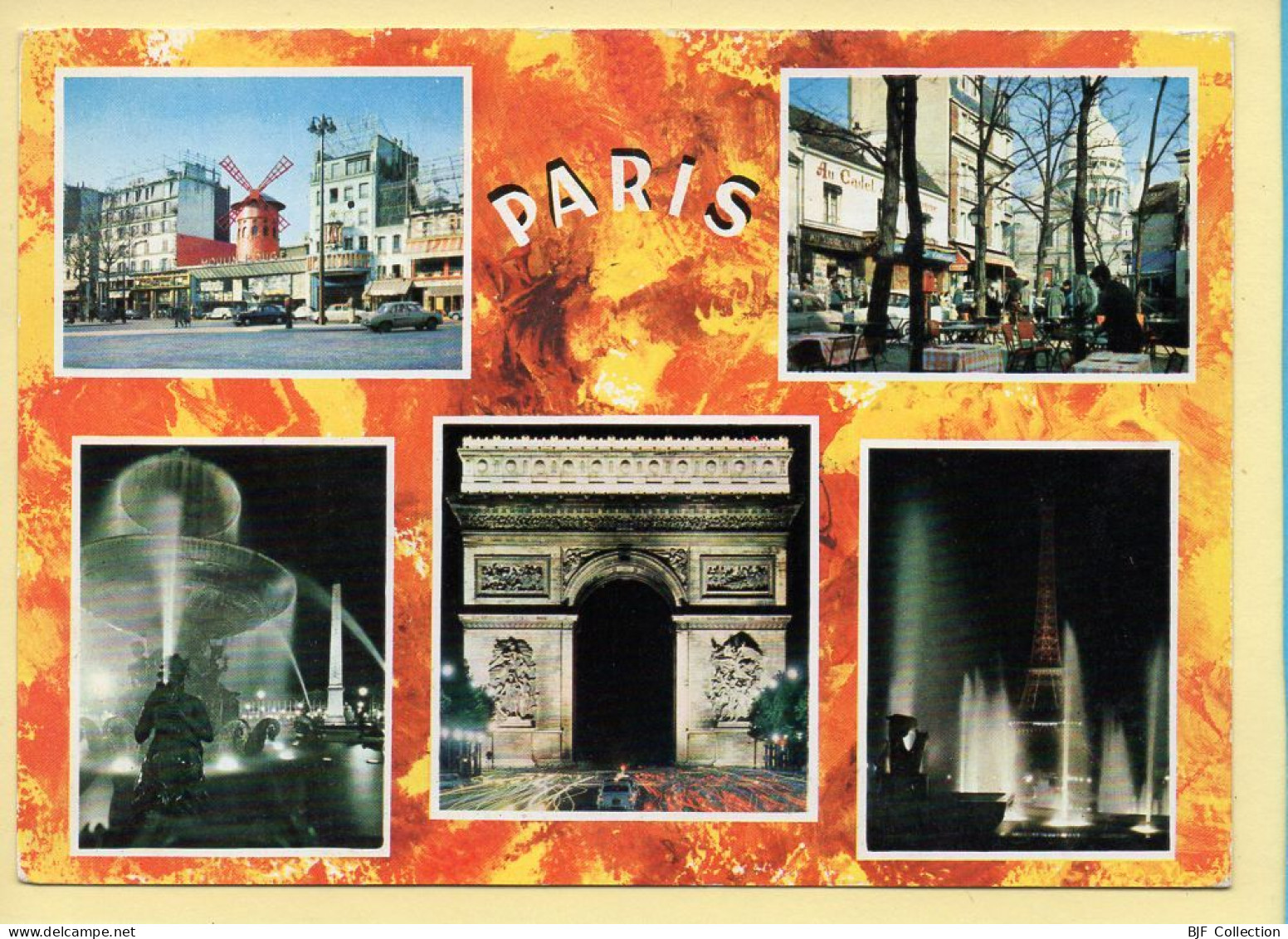 PARIS La Nuit : Multivues (voir Scan Recto/verso) - Paris By Night