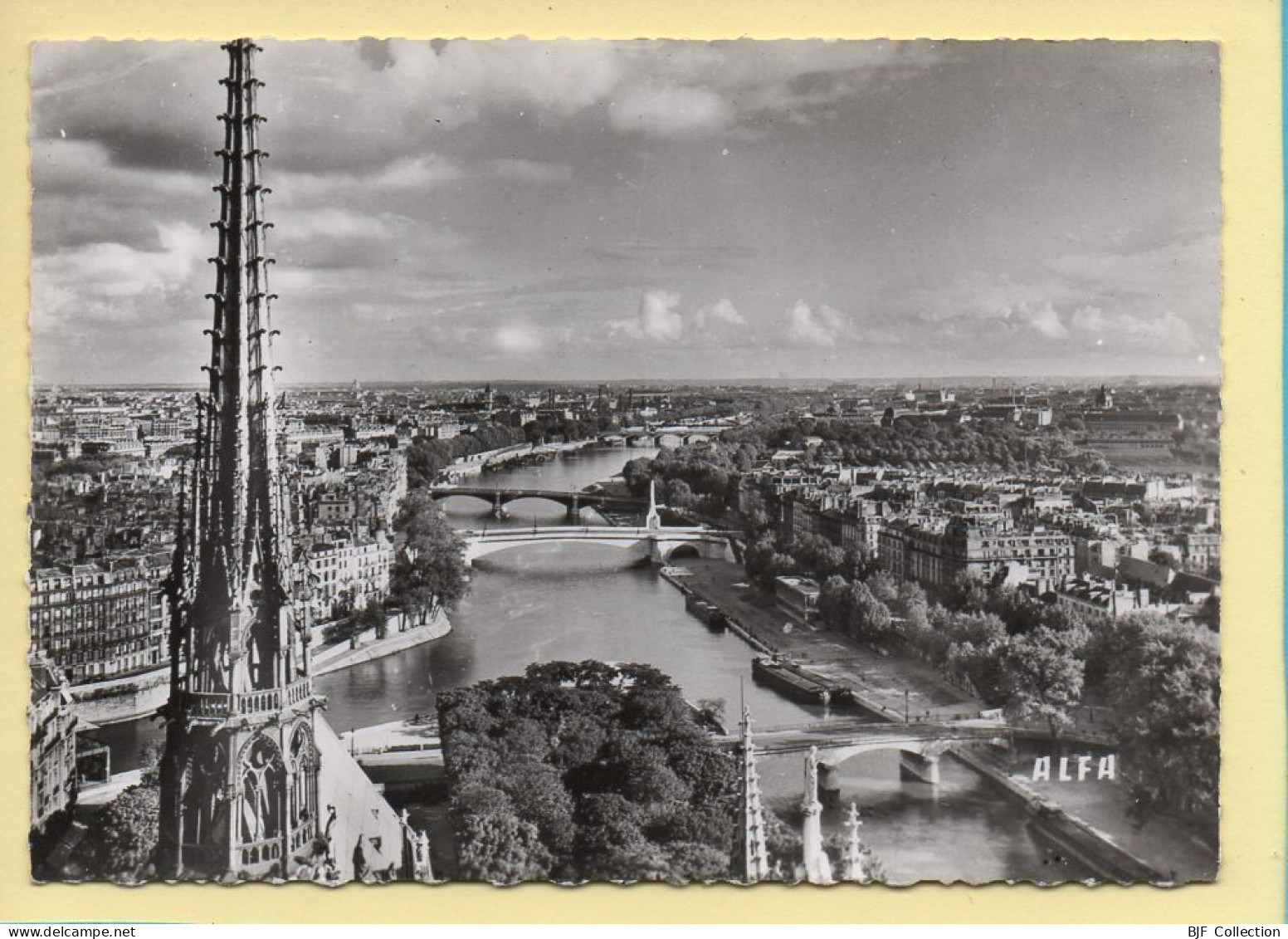 PARIS : Panorama Sur La Seine / CPSM (voir Scan Recto/verso) - El Sena Y Sus Bordes