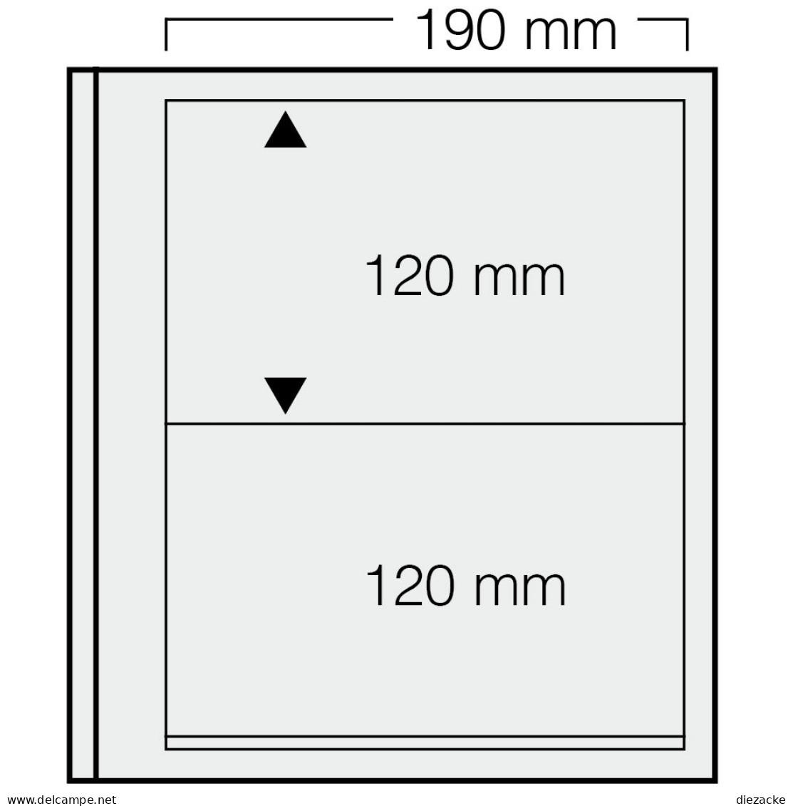 Safe Blankoblätter Dual 612 (5er Pack) Neu ( - Vírgenes