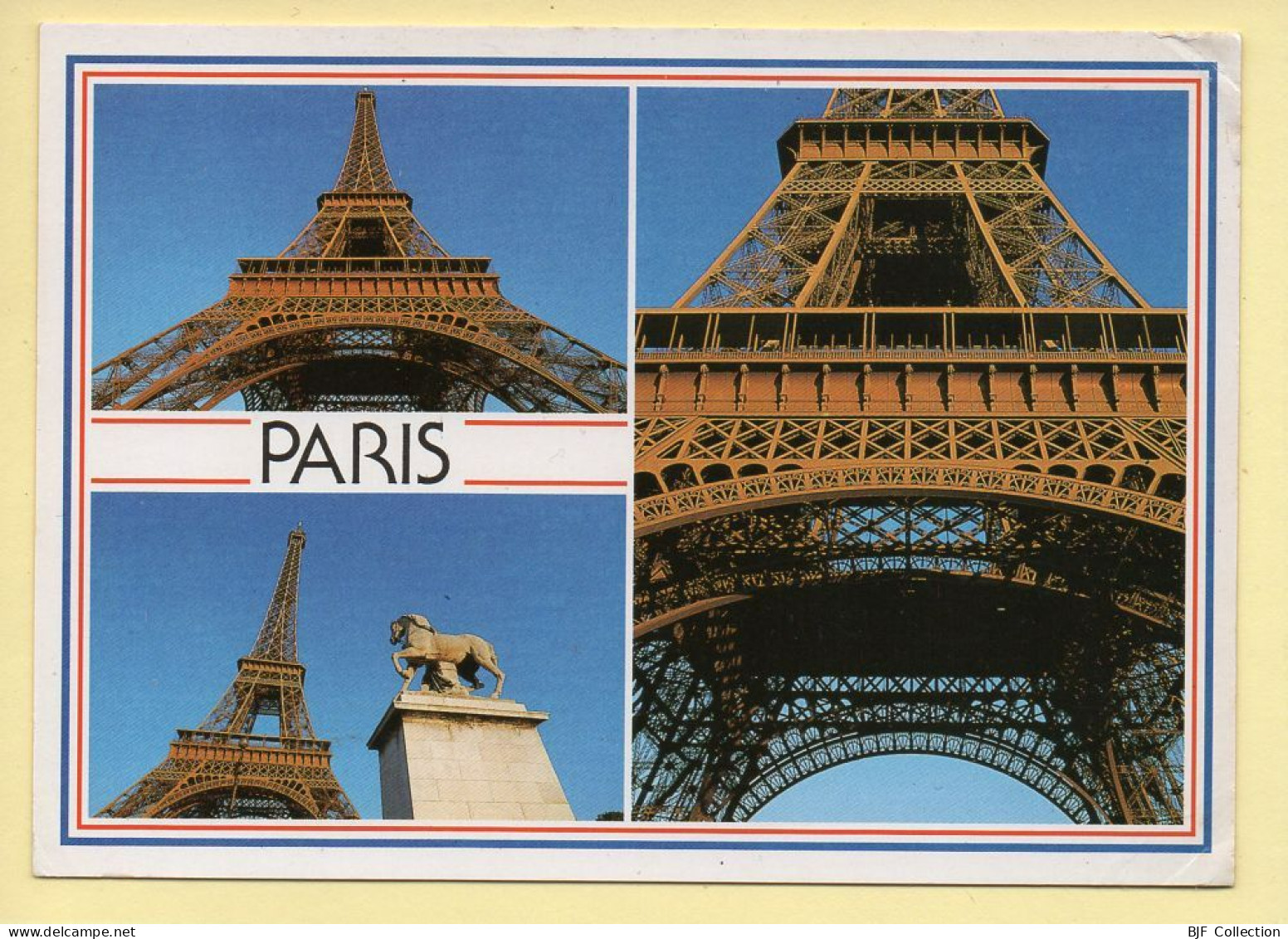 PARIS : La Tour Eiffel / 3 Vues (voir Scan Recto/verso) - Panorama's