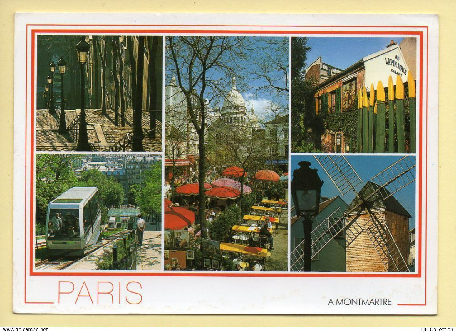 PARIS : Montmartre / Multivues (voir Scan Recto/verso) - Panorama's