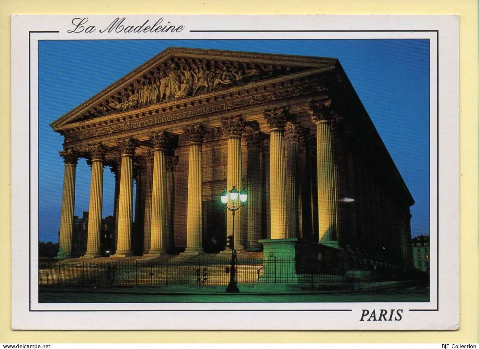 PARIS La Nuit : La Madeleine (voir Scan Recto/verso) - Paris By Night