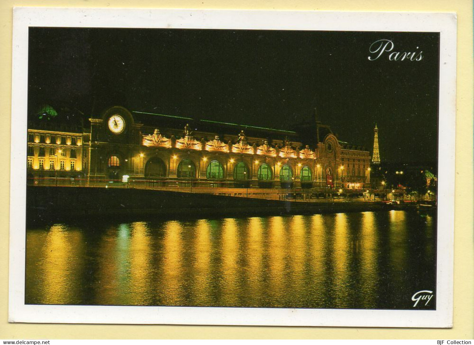 PARIS La Nuit : La Seine Et Le Musée D'Orsay (voir Scan Recto/verso) - Parigi By Night