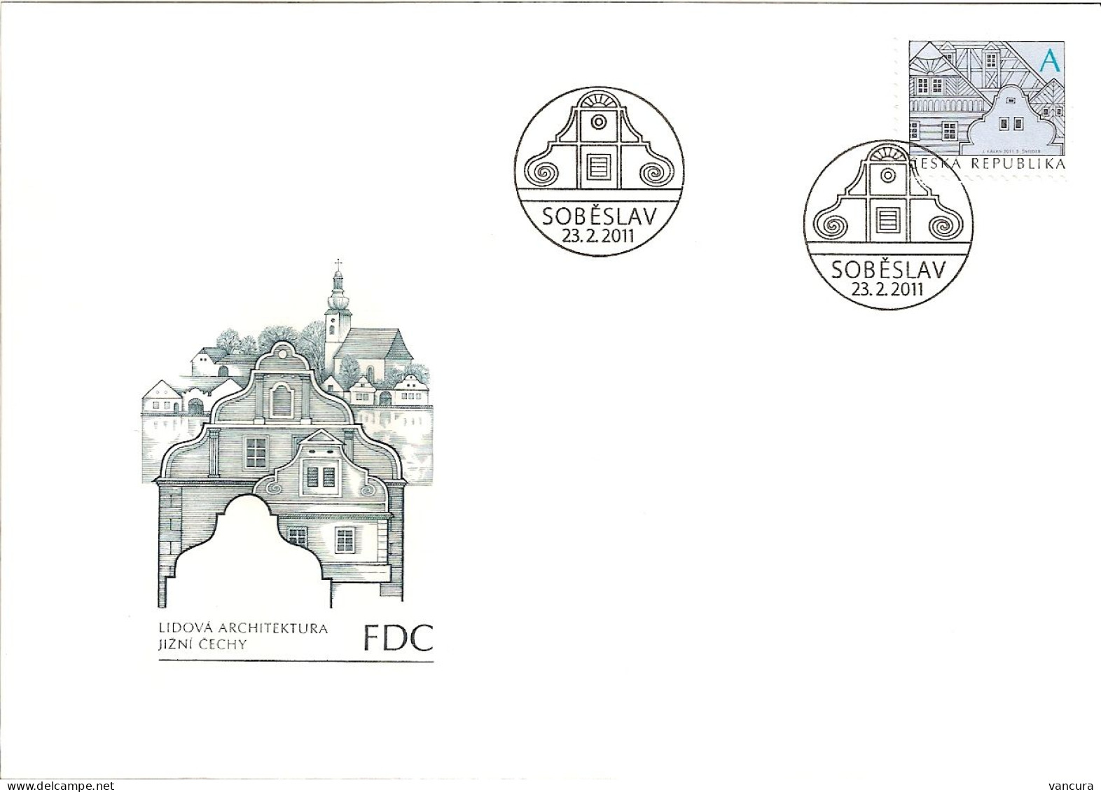 FDC 674-5, 683 Czech Republic  Village Architecture 2011 - Sonstige & Ohne Zuordnung