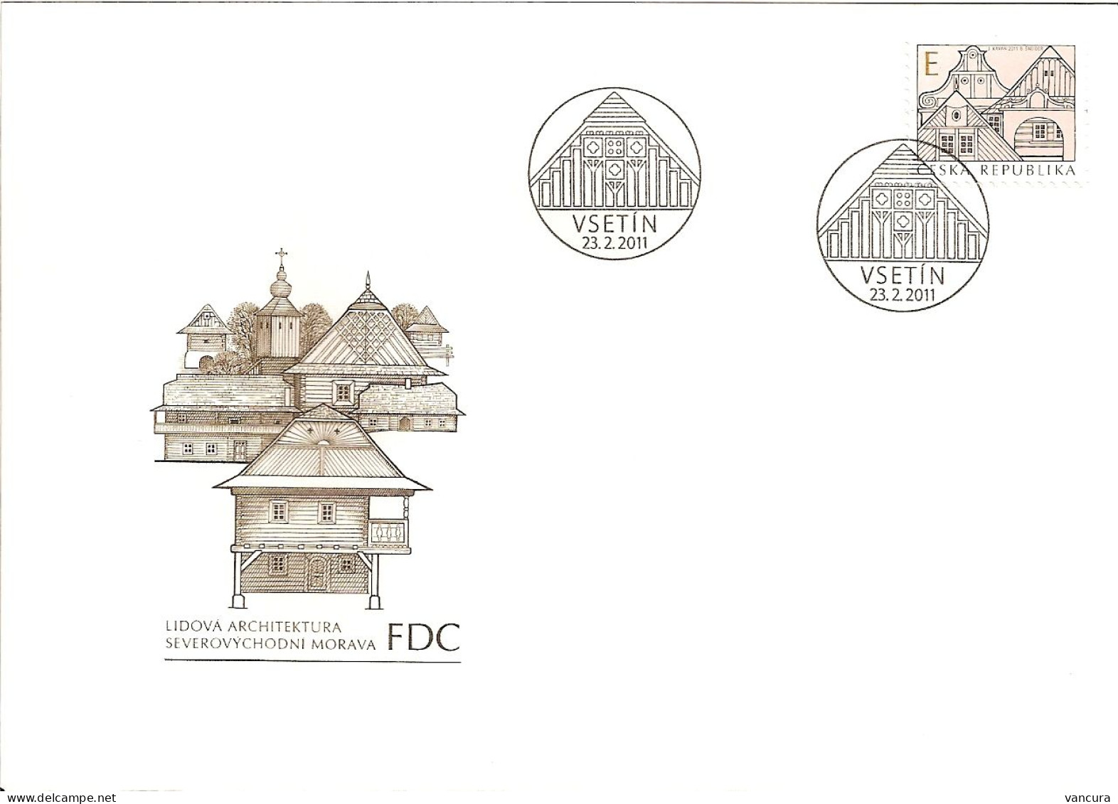 FDC 674-5, 683 Czech Republic  Village Architecture 2011 - Sonstige & Ohne Zuordnung