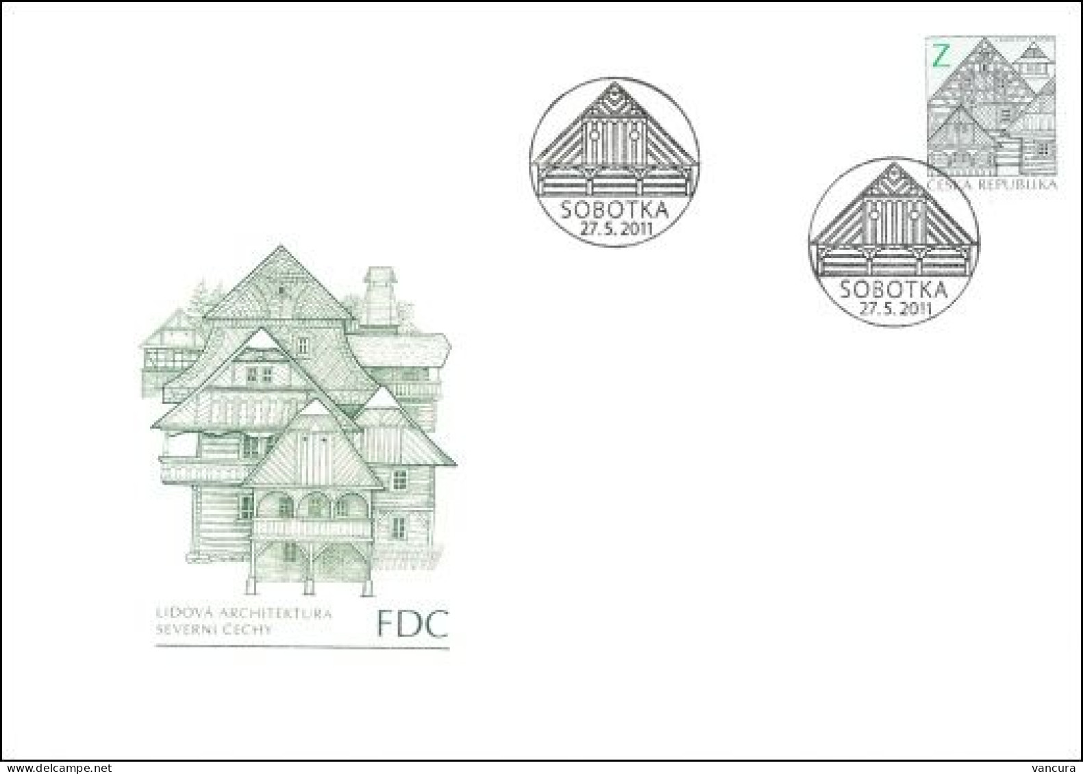 FDC 674-5, 683 Czech Republic  Village Architecture 2011 - Sonstige & Ohne Zuordnung