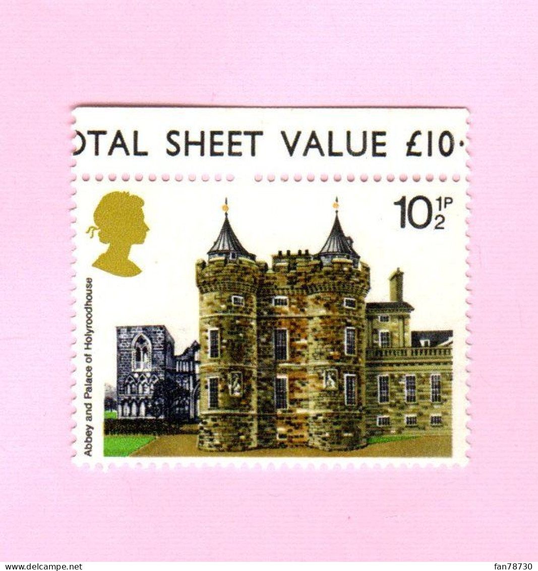 Abbaye And Palace Of Holyroodhouse - 1978 - YT 860**  Frais Du Site Déduits - Nuevos