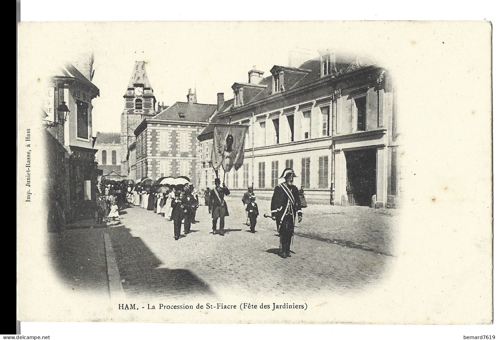 80  Ham -  La Procession De Saint Fiacre -fete Des Jardiniers - Ham