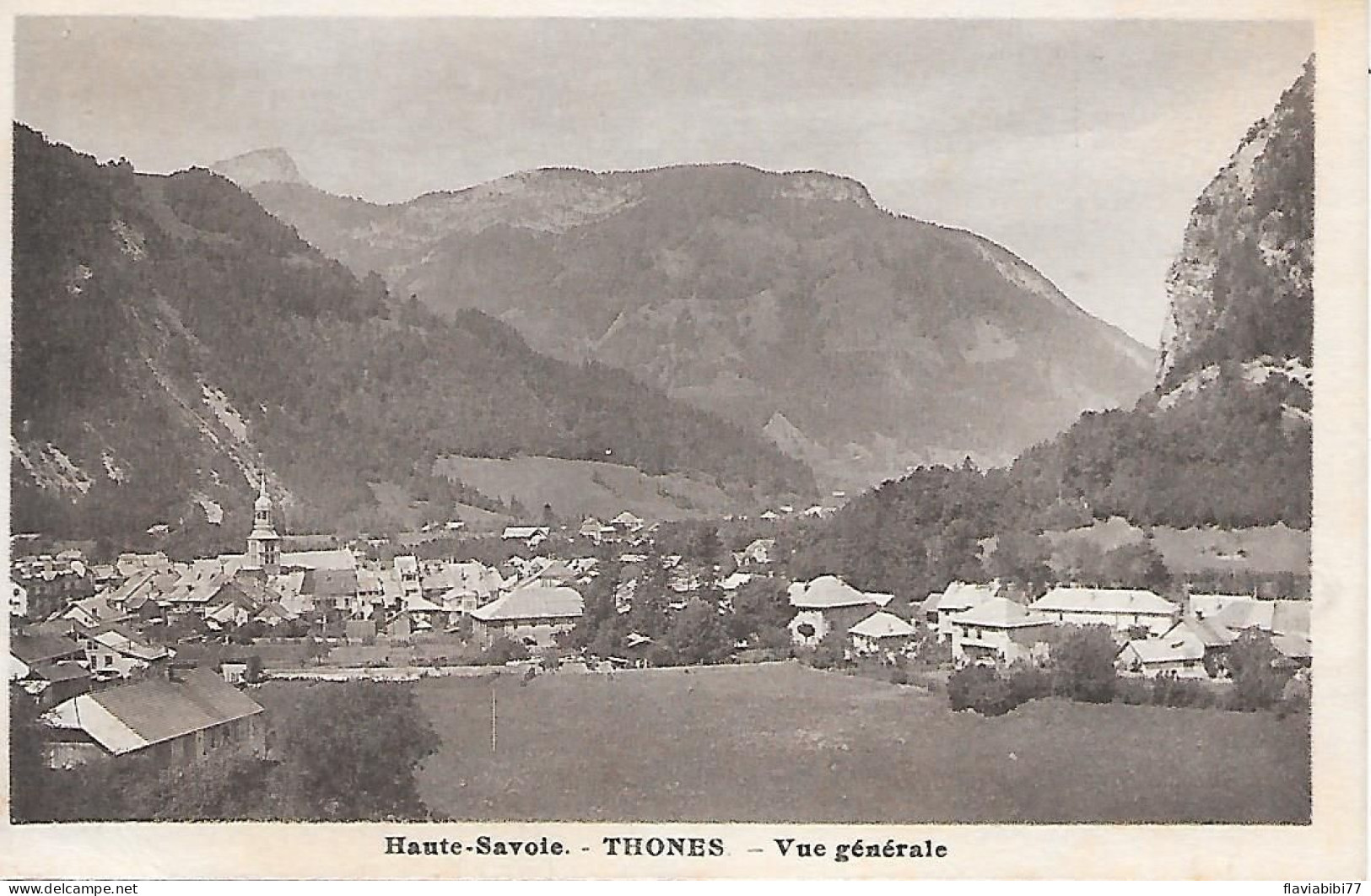 THONES   - ( 74 ) -  Vue Générale - Thônes