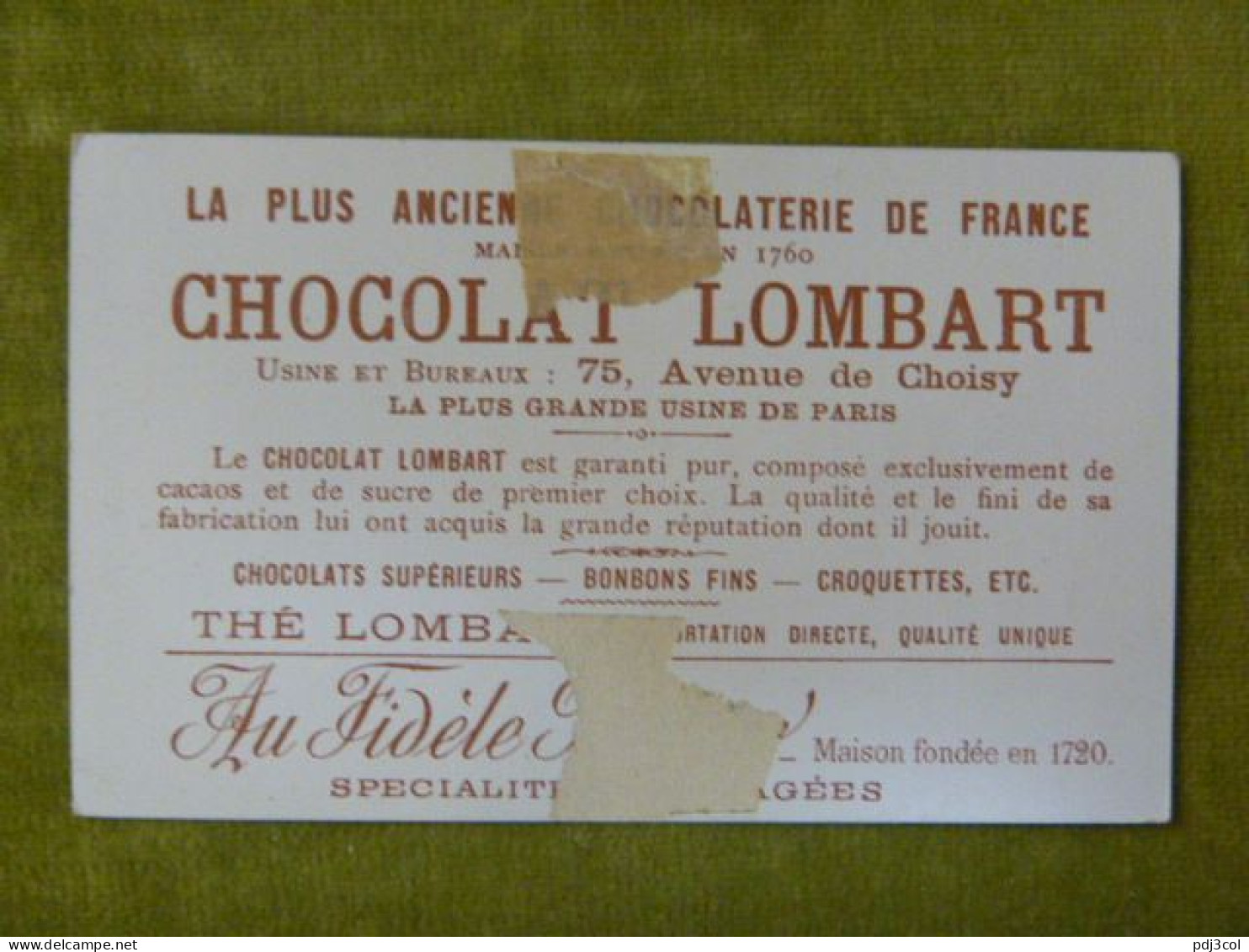 La Chasse Au Civet - Chocolat Lombart - Chromo Illustrée Humoristique - Lombart