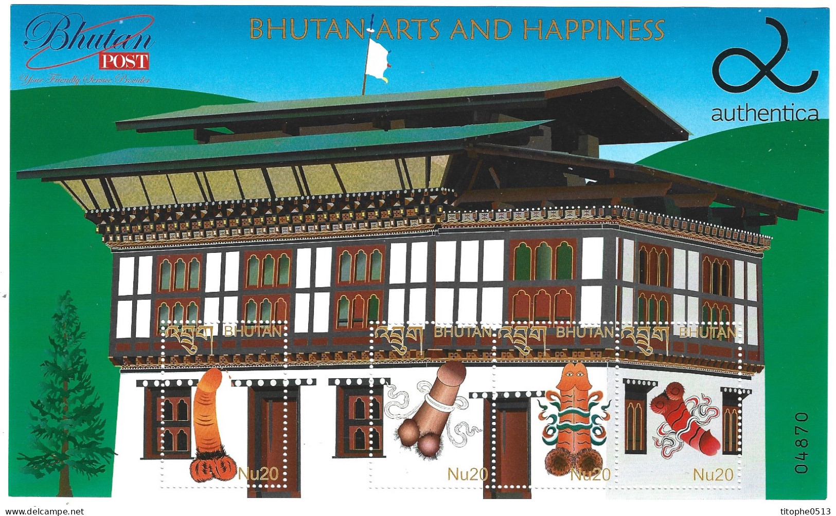 BHOUTAN. N°1925-8 De 2013. Bien-être Et Fertilité. - Bhoutan