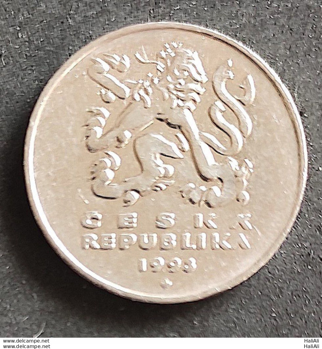 Coin Czech Repubilc Moeda 1993 2 Korun 1 - Tschechische Rep.