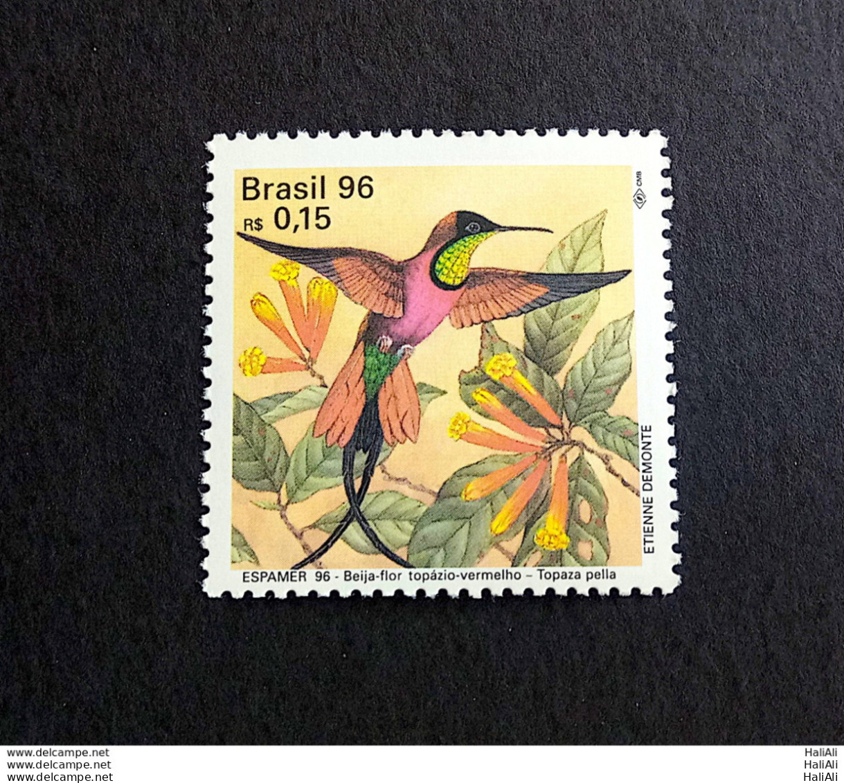 C 1993 Brazil Stamp Espamer Hummingbird Topazio Fauna Ave 1996 - Neufs