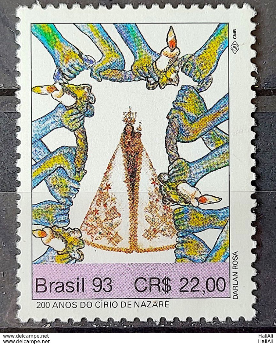 C 1864 Brazil Stamp 200 Years Of The Cirio De Nazare Religion Belem For 1993 - Neufs