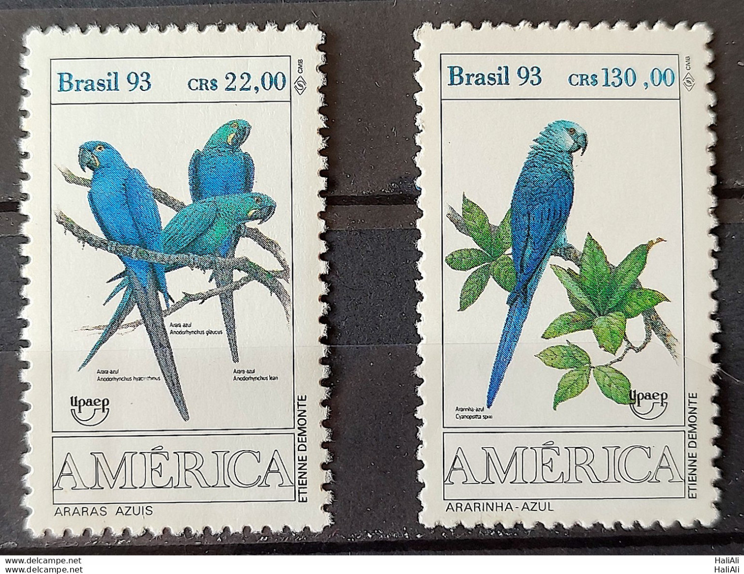 C 1865 Brazil Stamp Upaep Fauna Arara Ave Postal Postal Service Fin 1993 Complete Series - Neufs