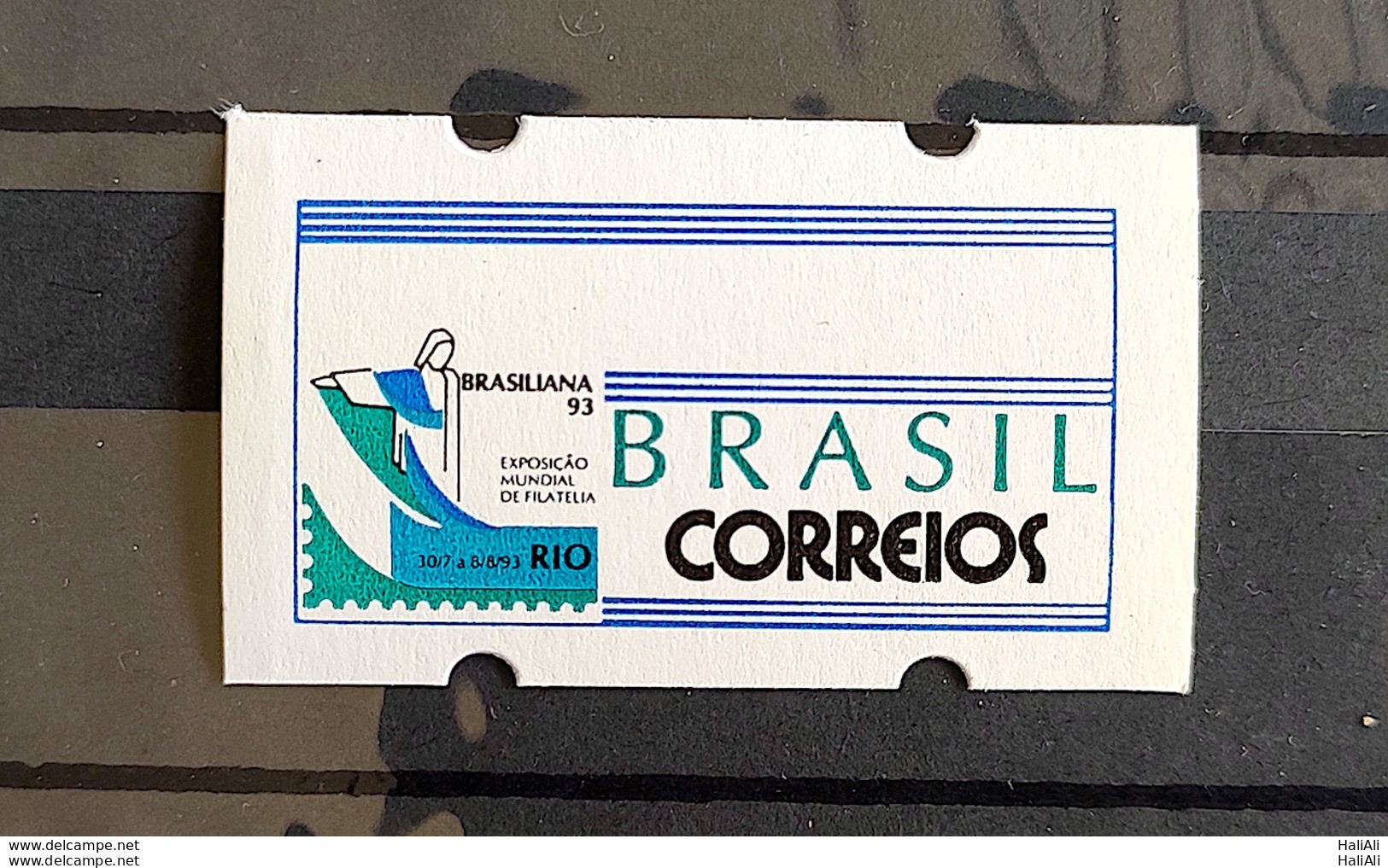 BRAZIL Stamp Label Automato Brasiliana 1993 Without Value Rarity Etichetta ATM - Unused Stamps