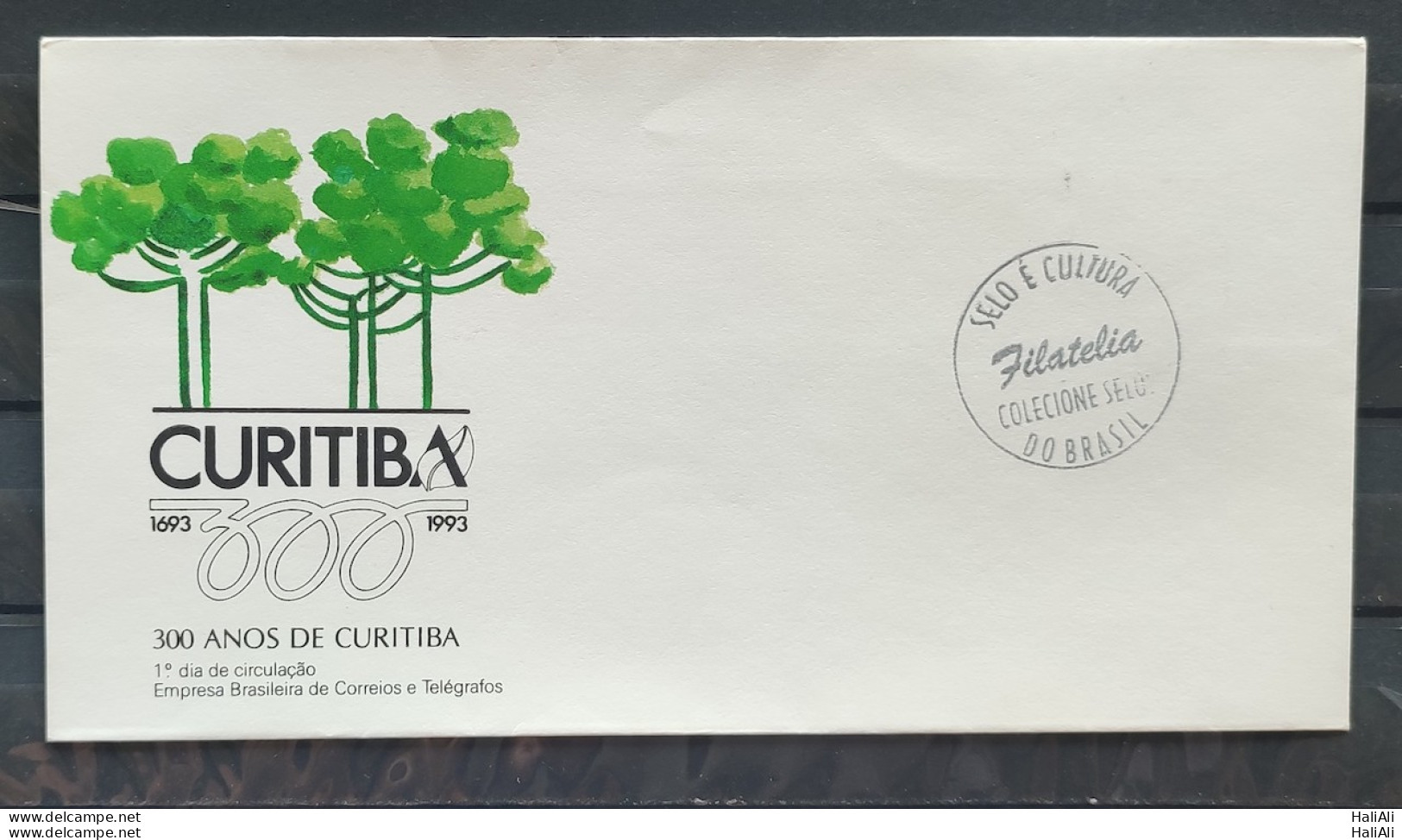 Brazil Envelope FDC 584 1993 Curitiba - FDC