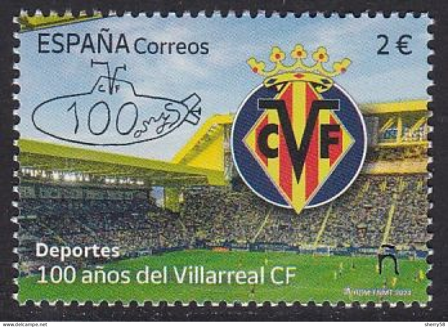 2024-ED. 5730 - Deportes. 100 Años Villarreal C.F.- NUEVO - Unused Stamps