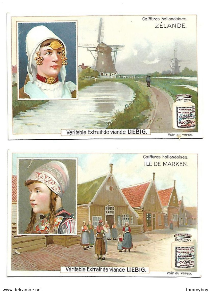 S 844, Liebig 6 Cards, Coiffures Hollandaises - Liebig