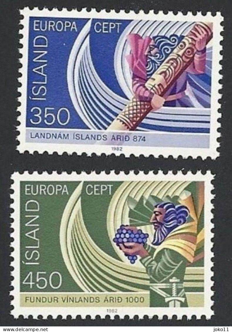 Island, 1982, Mi.-Nr. 578-579, Postfrisch ** - Nuevos