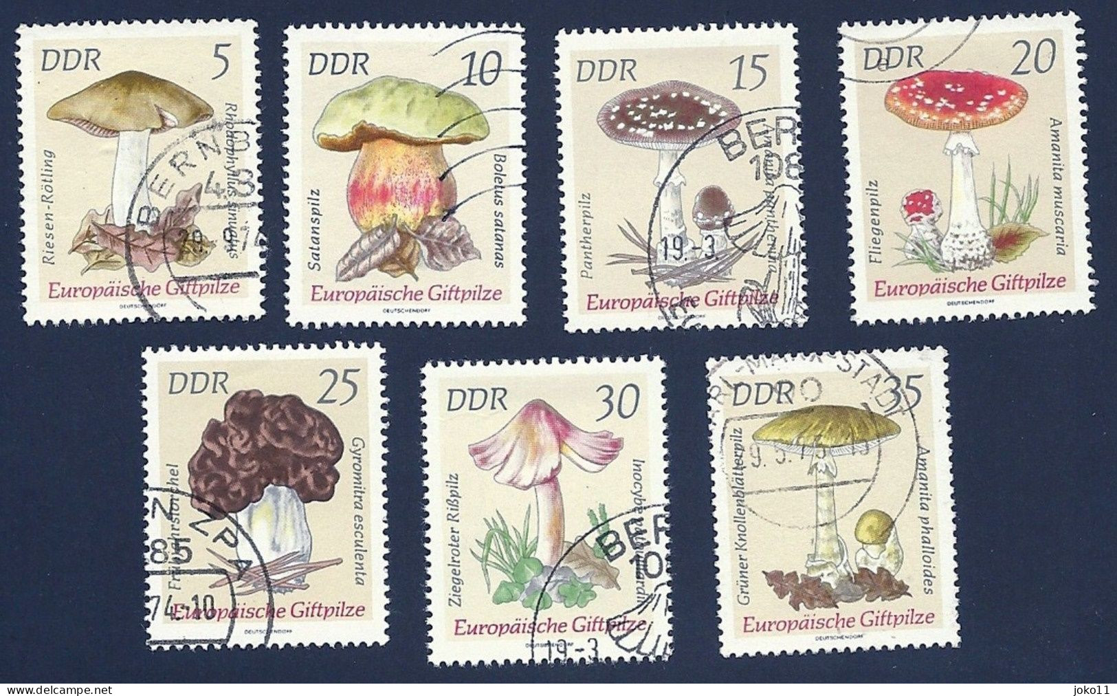 DDR, 1974, Michel-Nr. 1933-1939, Gestempelt - Used Stamps