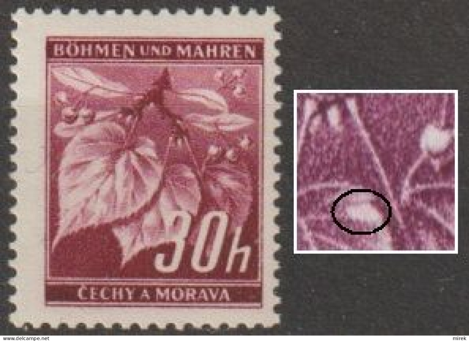 112/ Pof. 23, Plate Flaw, Stamps Field 58, Print Plate 1 And 3 - Ongebruikt