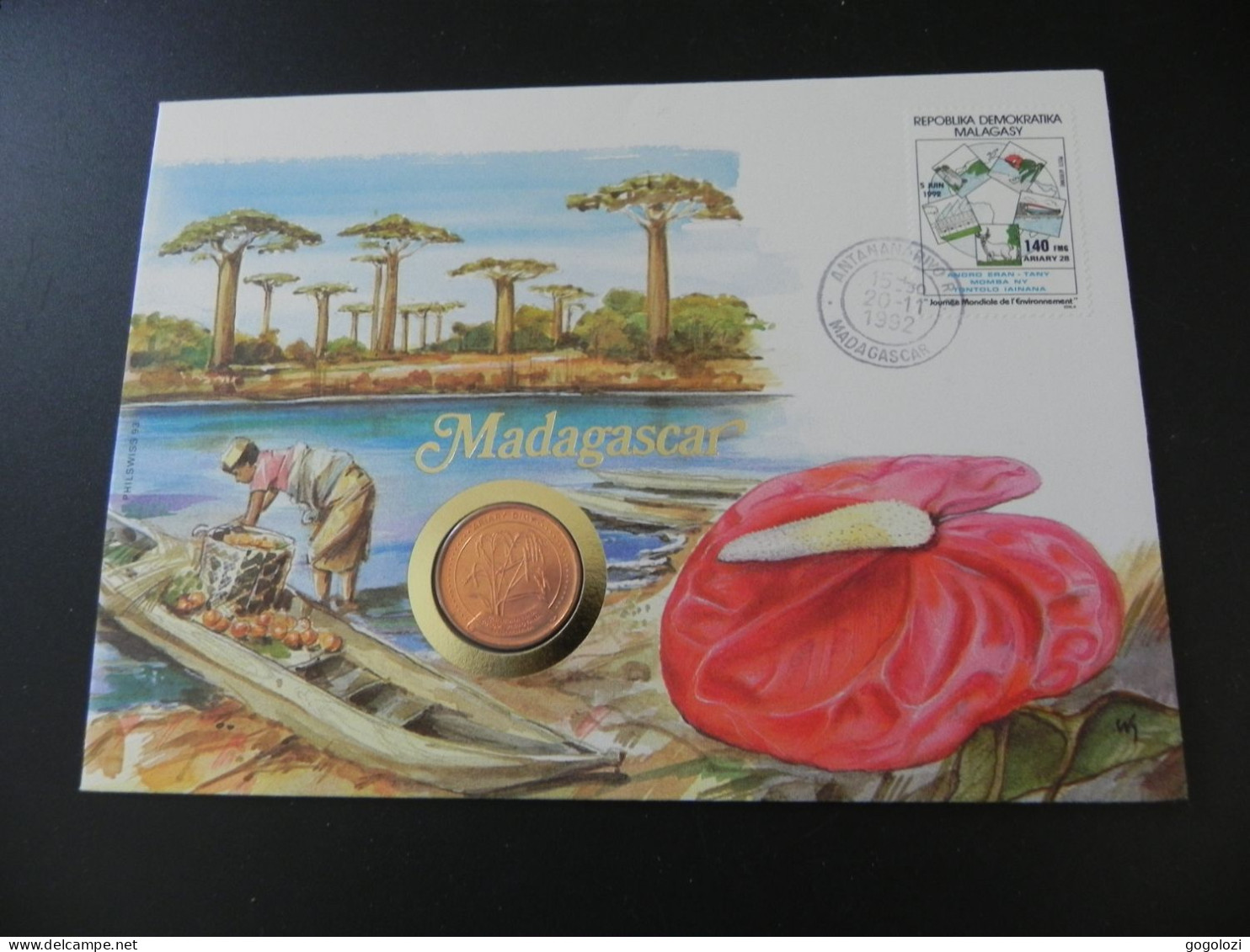 Madagascar 5 Ariary 1992 - Numis Letter 1992 - Madagaskar