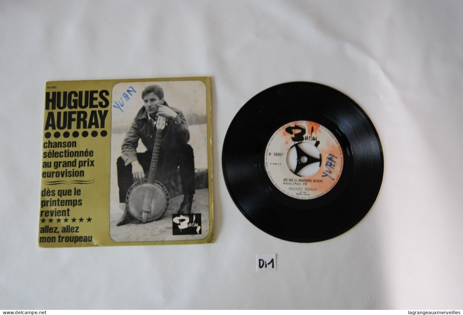 Di1- Vinyl 45 T - Hugues Aufray - Other - French Music