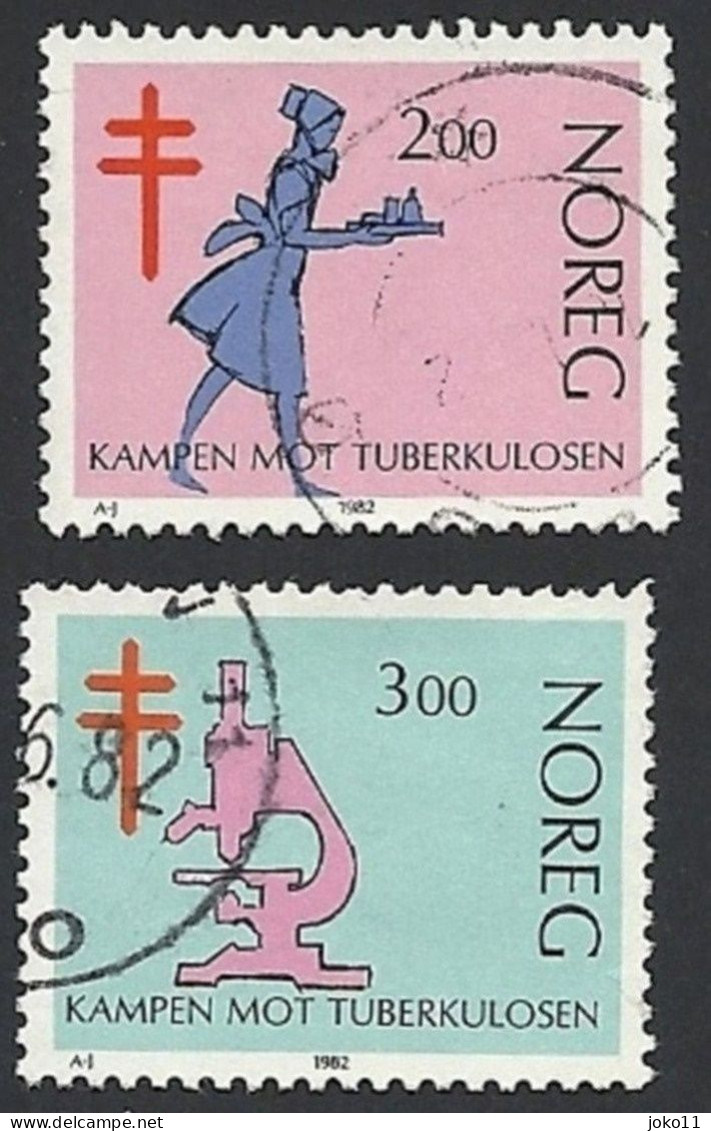 Norwegen, 1982, Mi.-Nr. 862-863, Gestempelt - Gebruikt