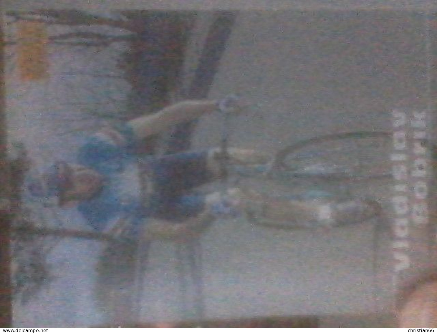 CYCLISME 1996  : PETITE CARTE VLADISLAV BOBRIK TEAM GEWISS  (série Merlin Ultimate) - Cyclisme