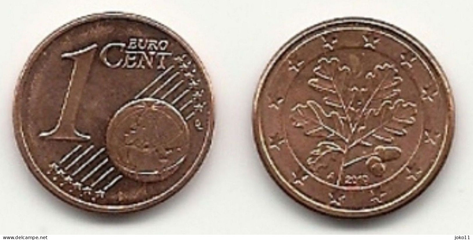 1 Cent, 2010,  Prägestätte (A),  Vz, Sehr Gut Erhaltene Umlaufmünzen - Deutschland