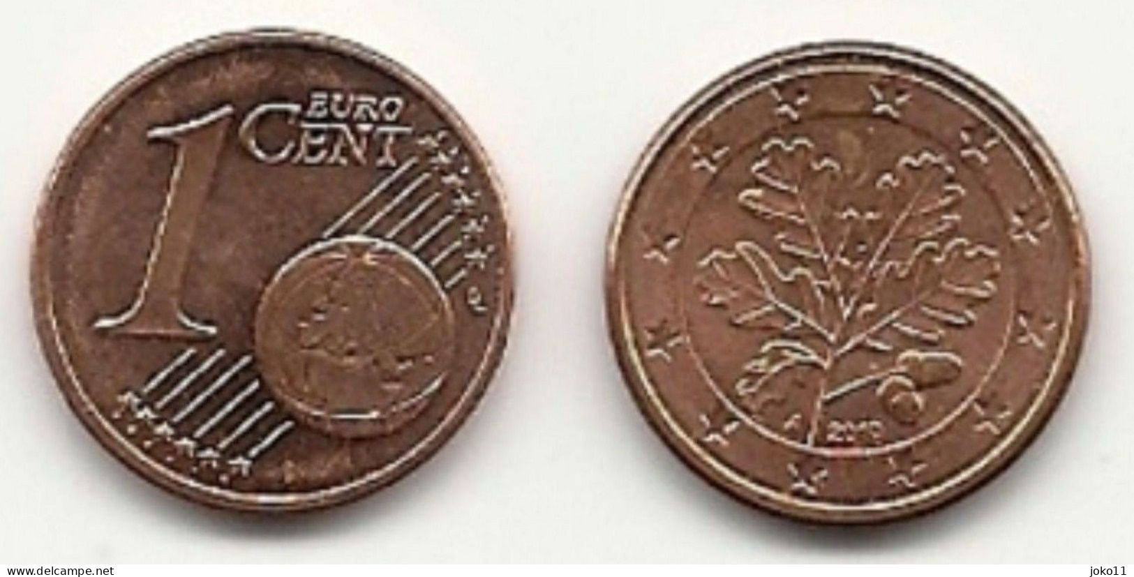 1 Cent, 2010,  Prägestätte (A),  Vz, Sehr Gut Erhaltene Umlaufmünzen - Alemania