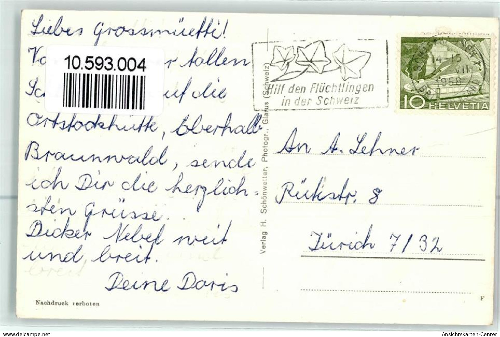 10593004 - Braunwald - Andere & Zonder Classificatie