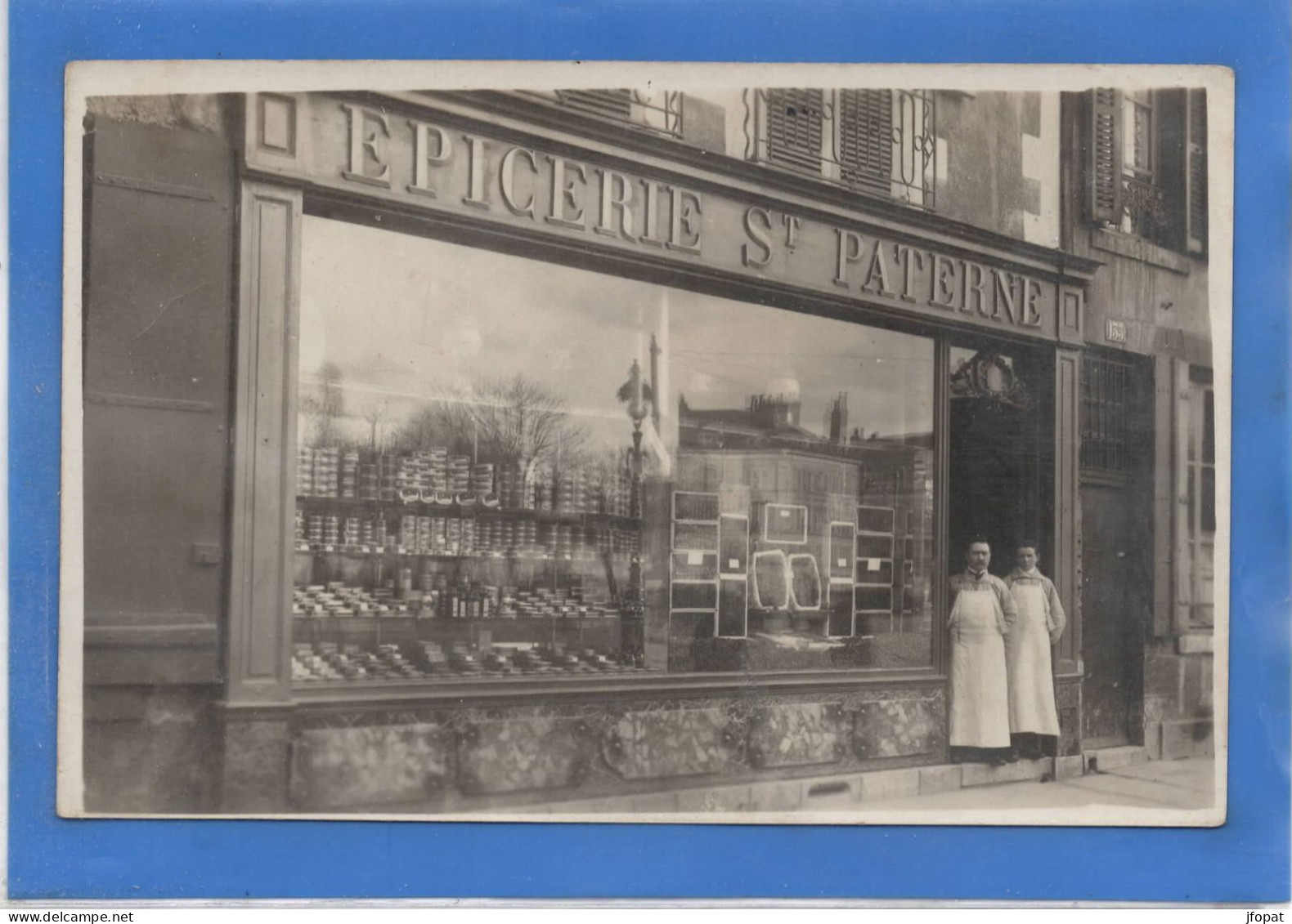45 LOIRET - ORLEANS Carte Photo, Epicerie St-Paterne, Rue Bannier - Orleans