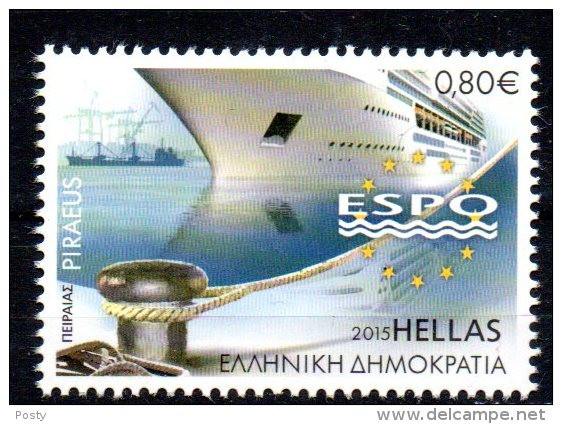 GRECE - GREECE - 2015 - PORT DU PIREE - ESPO - 0.80 - - Unused Stamps
