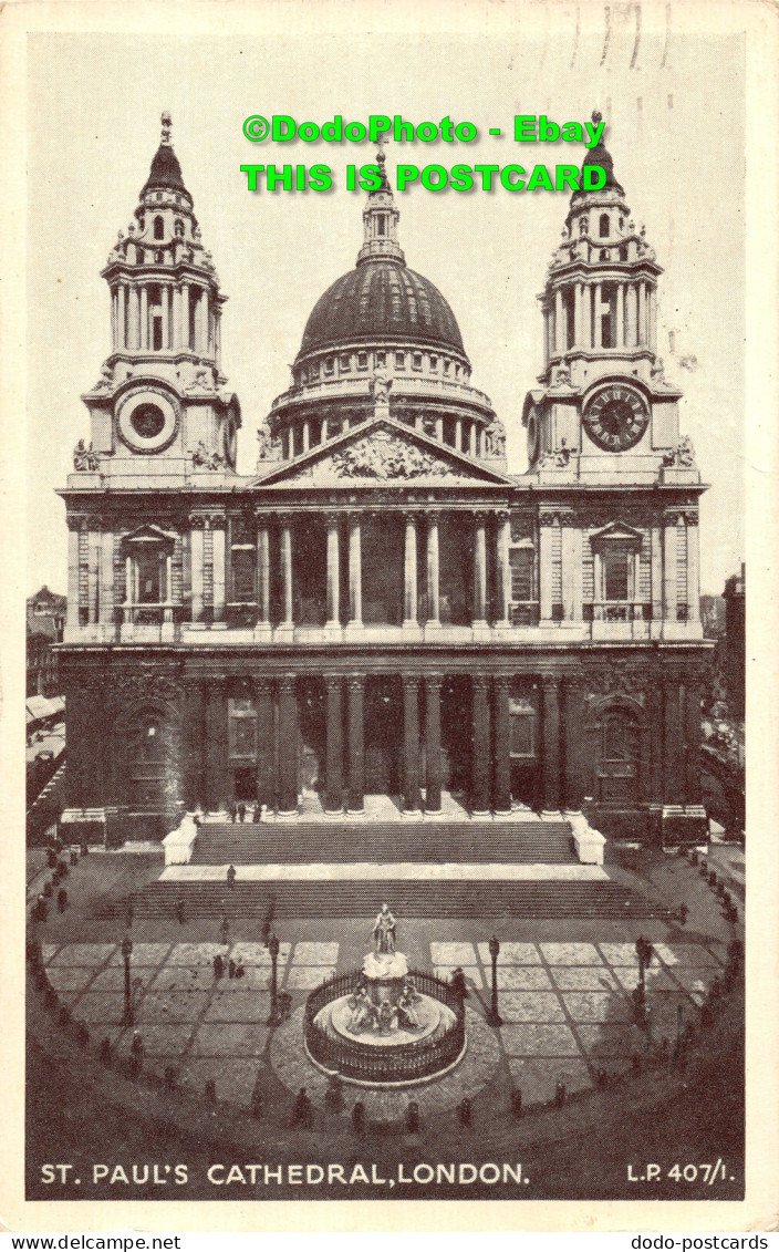 R437924 St. Pauls Cathedral. London. L. P. 407 1. Lansdowne Production. 1952 - Autres & Non Classés