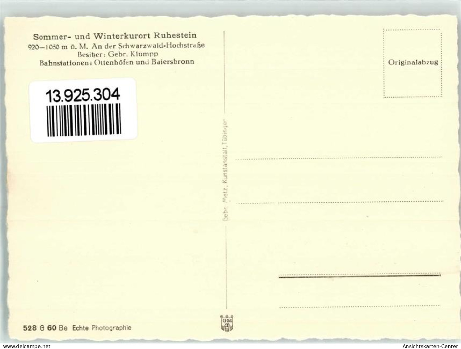 13925304 - Ruhestein - Baiersbronn