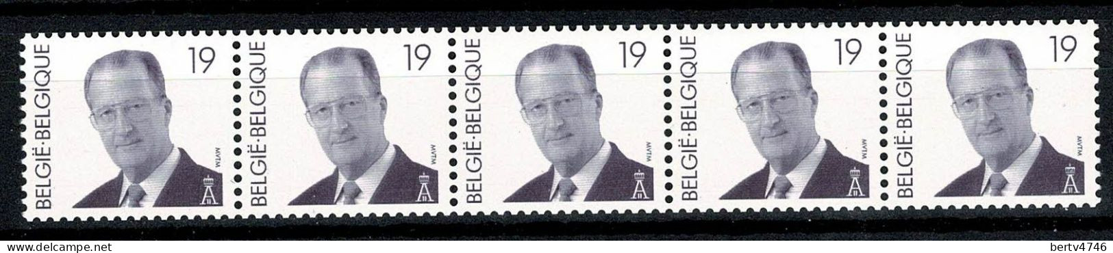 Belg. 1986  R 86** MNH (2 Scans) - Rouleaux