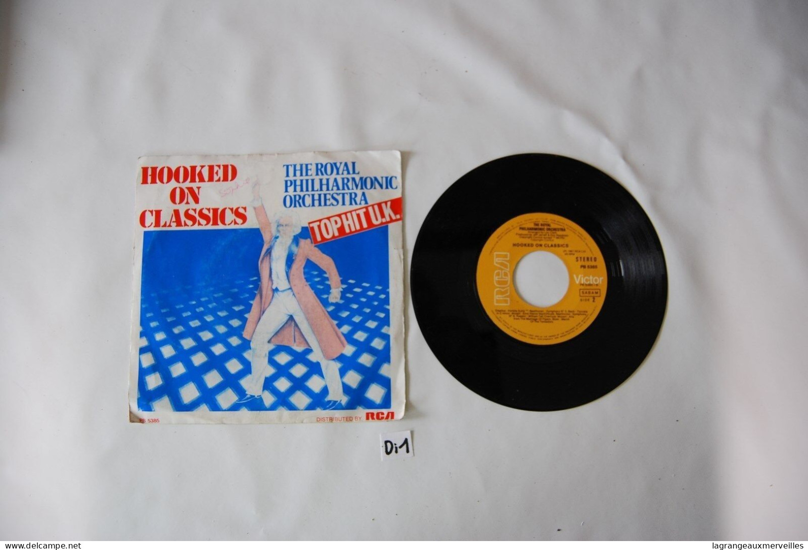 Di1- Vinyl 45 T - ORCHESTRE ROYAL - HOOKED ON CLASSIC - Instrumental