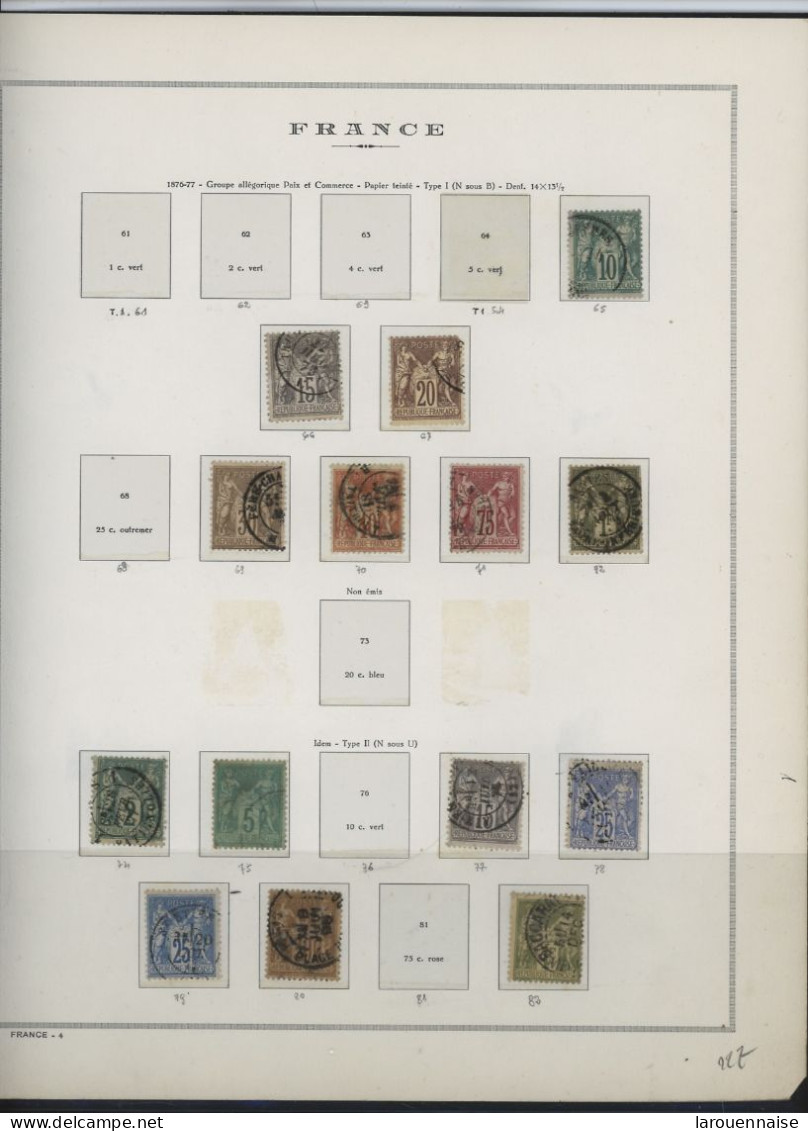 FRANCE  - CLASSIQUES TOUT ÉTATS- N°4 / 106 - 1849-1850 Ceres