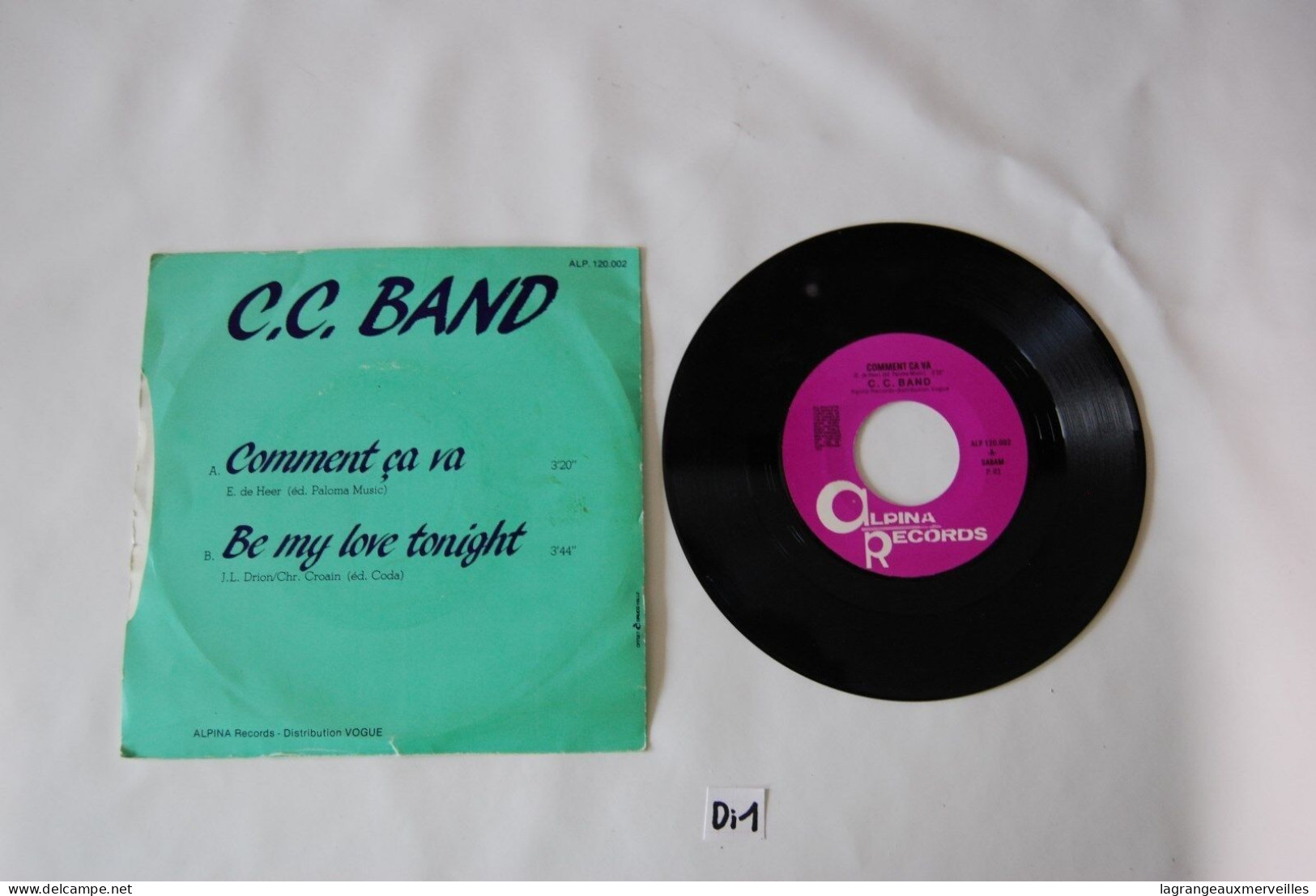 Di1- Vinyl 45 T - Comment Ca Va - CC Band - Disco & Pop