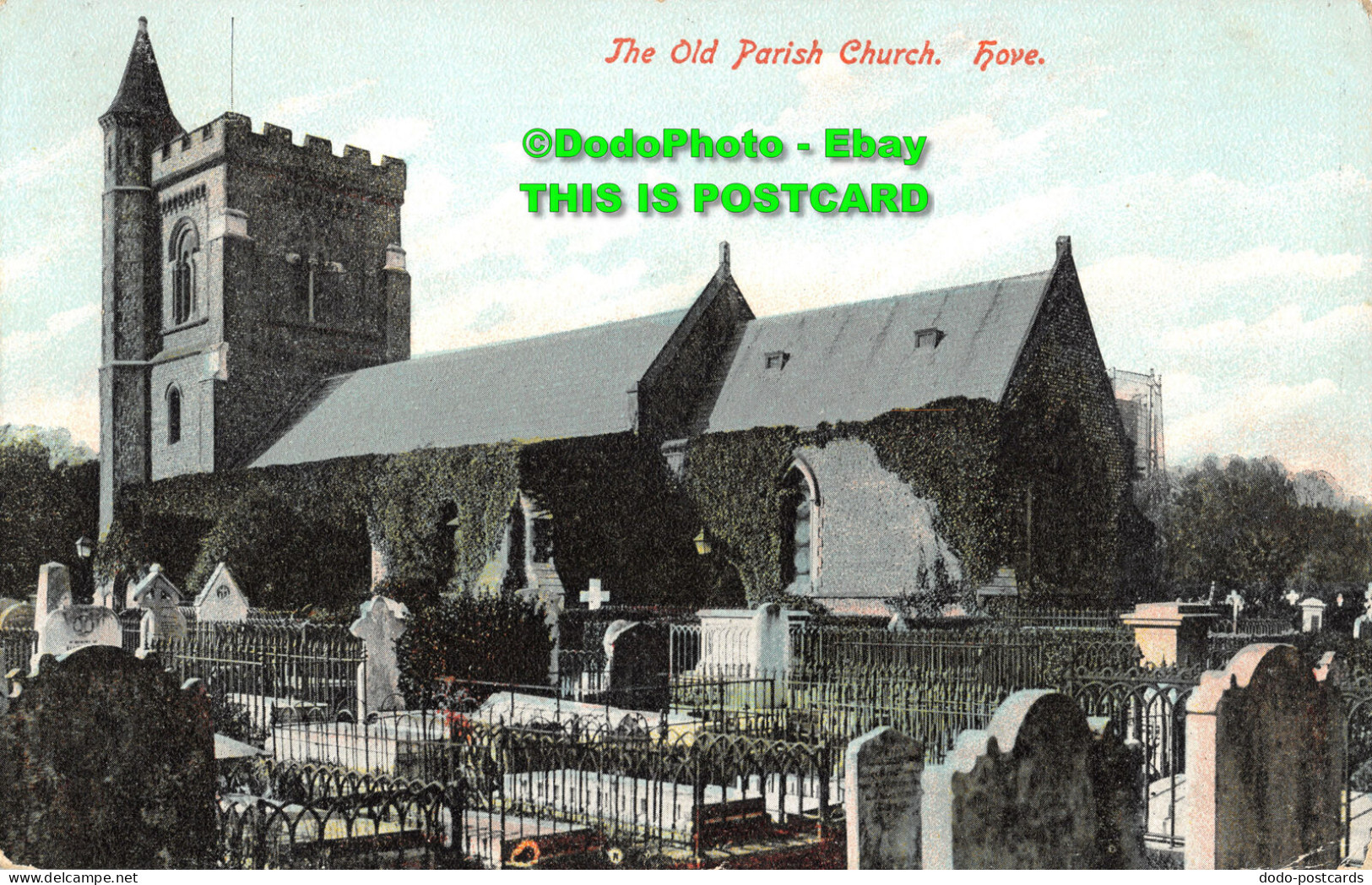R438022 The Old Parish Church. Hove. E. S. London No. 584. 1905 - Altri & Non Classificati