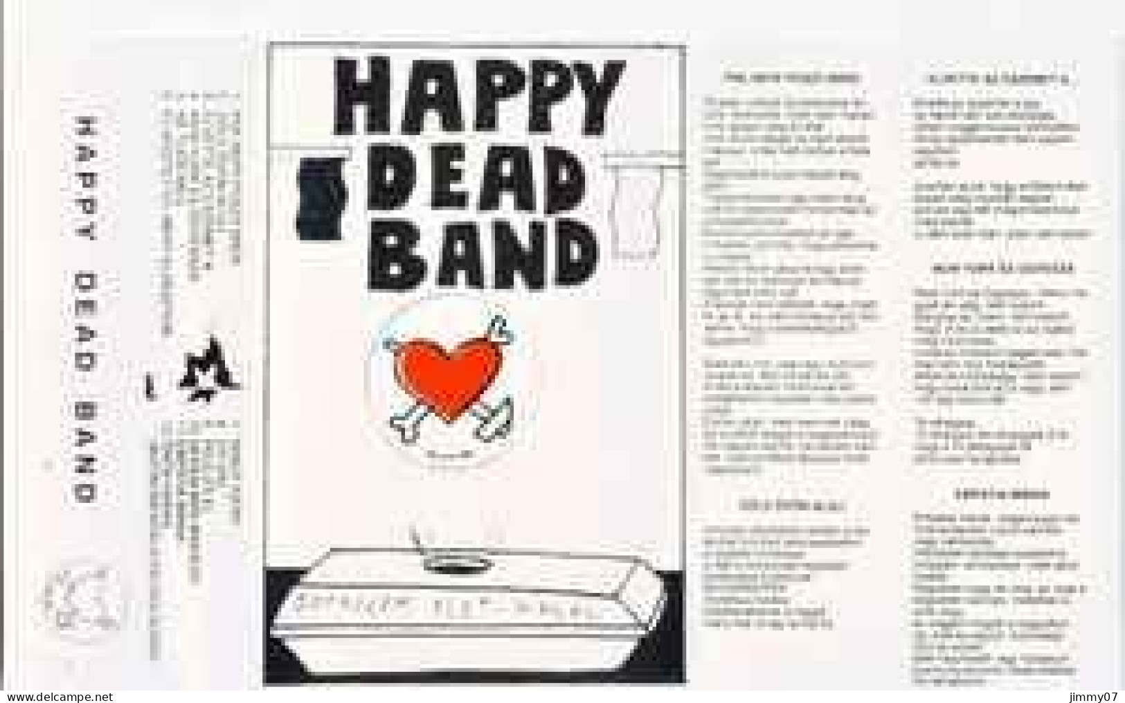 Happy Dead Band - Szerelem - Élet - Halál (Cass, Album) - Cassettes Audio