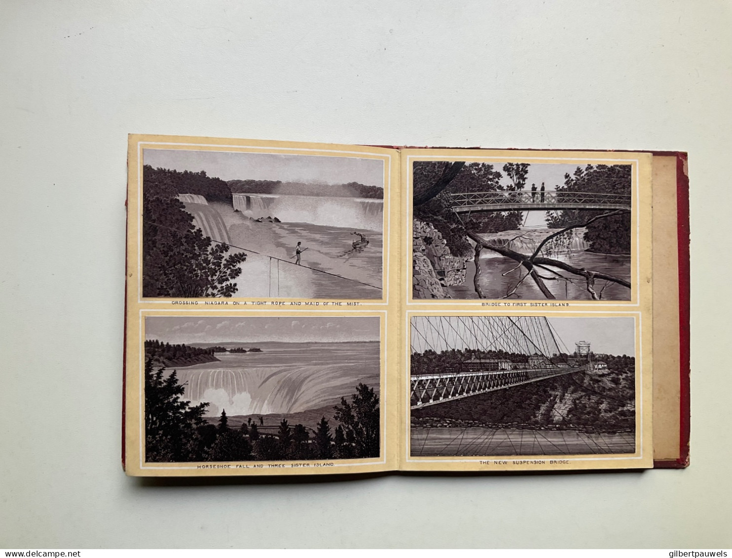 1880 DAVEYS ILLUSTRADED GUIDE TONNIAGARA FALLS - Reisen