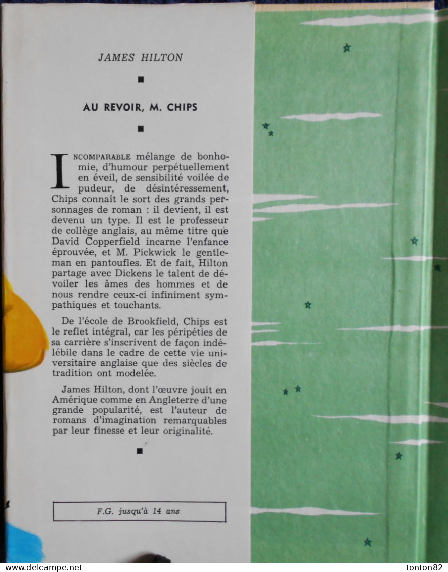 James Hilton - Au Revoir M. CHIPS - Idéal Bibliothèque - N° 50 -  ( 1969 ) . - Ideal Bibliotheque