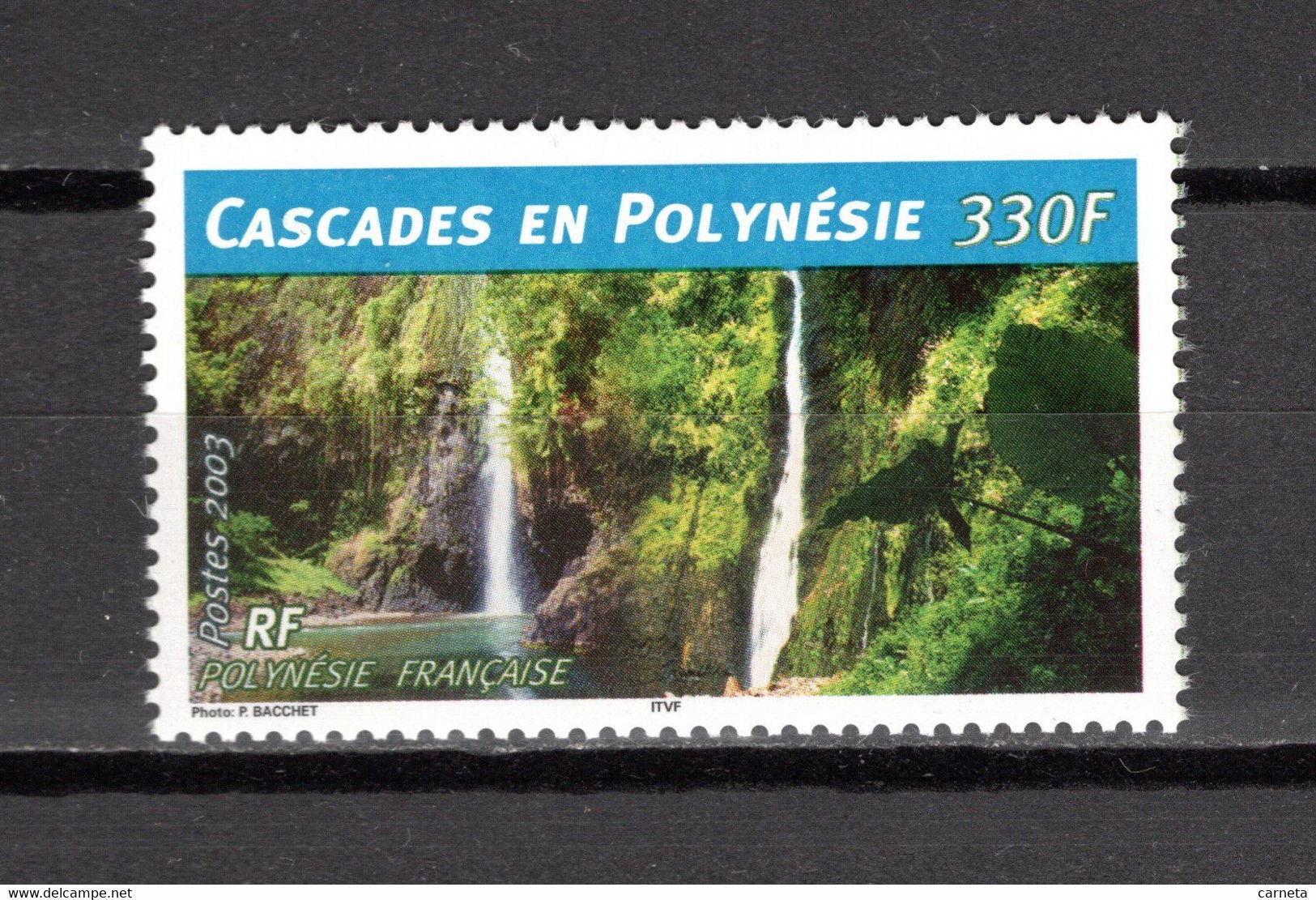 POLYNESIE  N°  684   NEUF SANS CHARNIERE COTE 8.40€    PAYSAGE CASCADE EAU - Ungebraucht